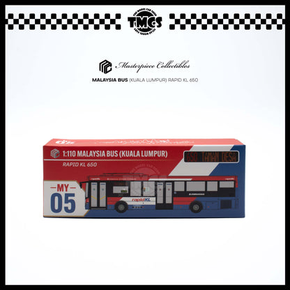 [Masterpiece Collectiblles] 1:110 Malaysia Bus (Kuala Lumpur) Rapid KL 650