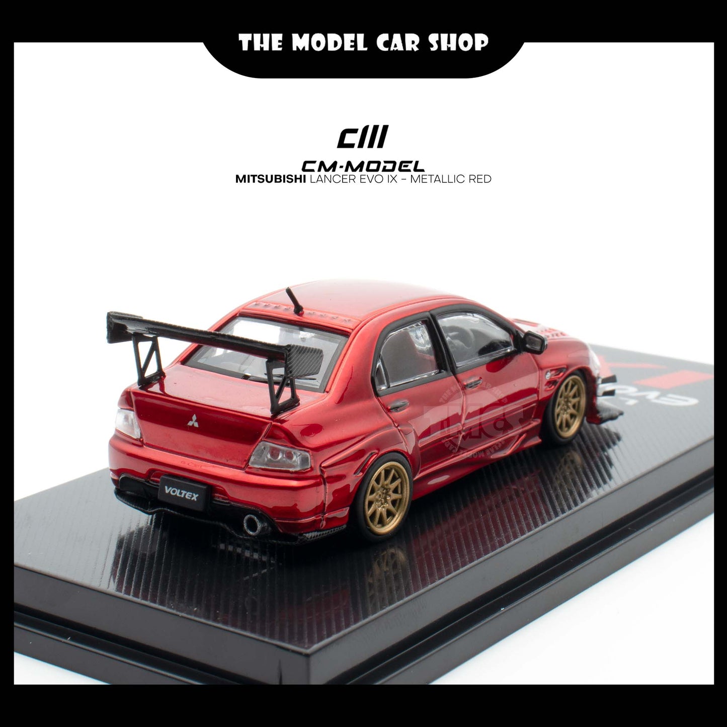 [CM Model] Mitsubishi Lancer Evo IX - Metallic Red