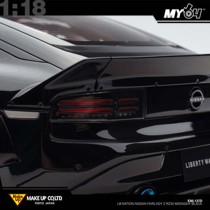 [Make Up] 1:18 Edilion LB★Nation Nissan Fairlady Z RZ34 - Midnight Black