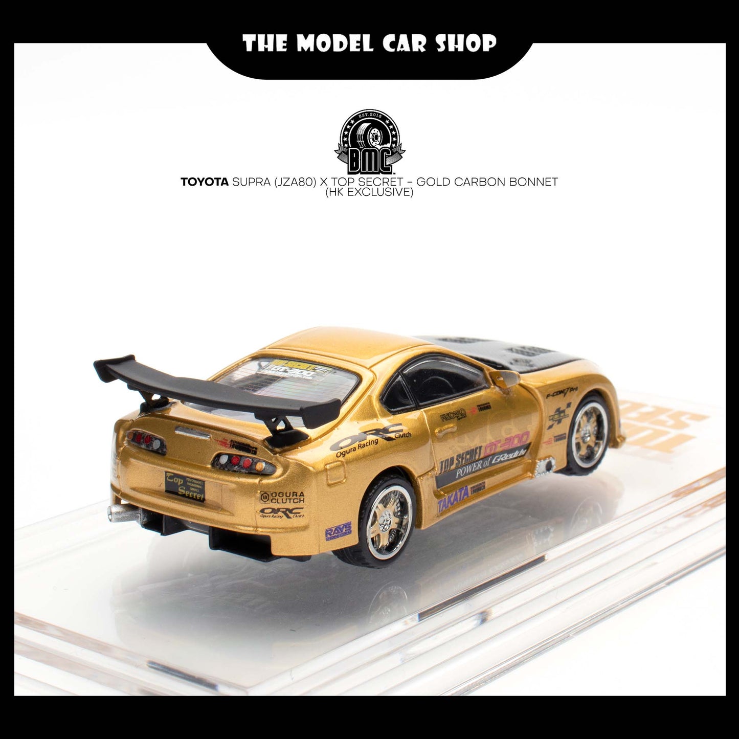 [BMC] Toyota Supra (JZA80) X Top Secret - Gold Carbon Bonnet (HK Exclusive)