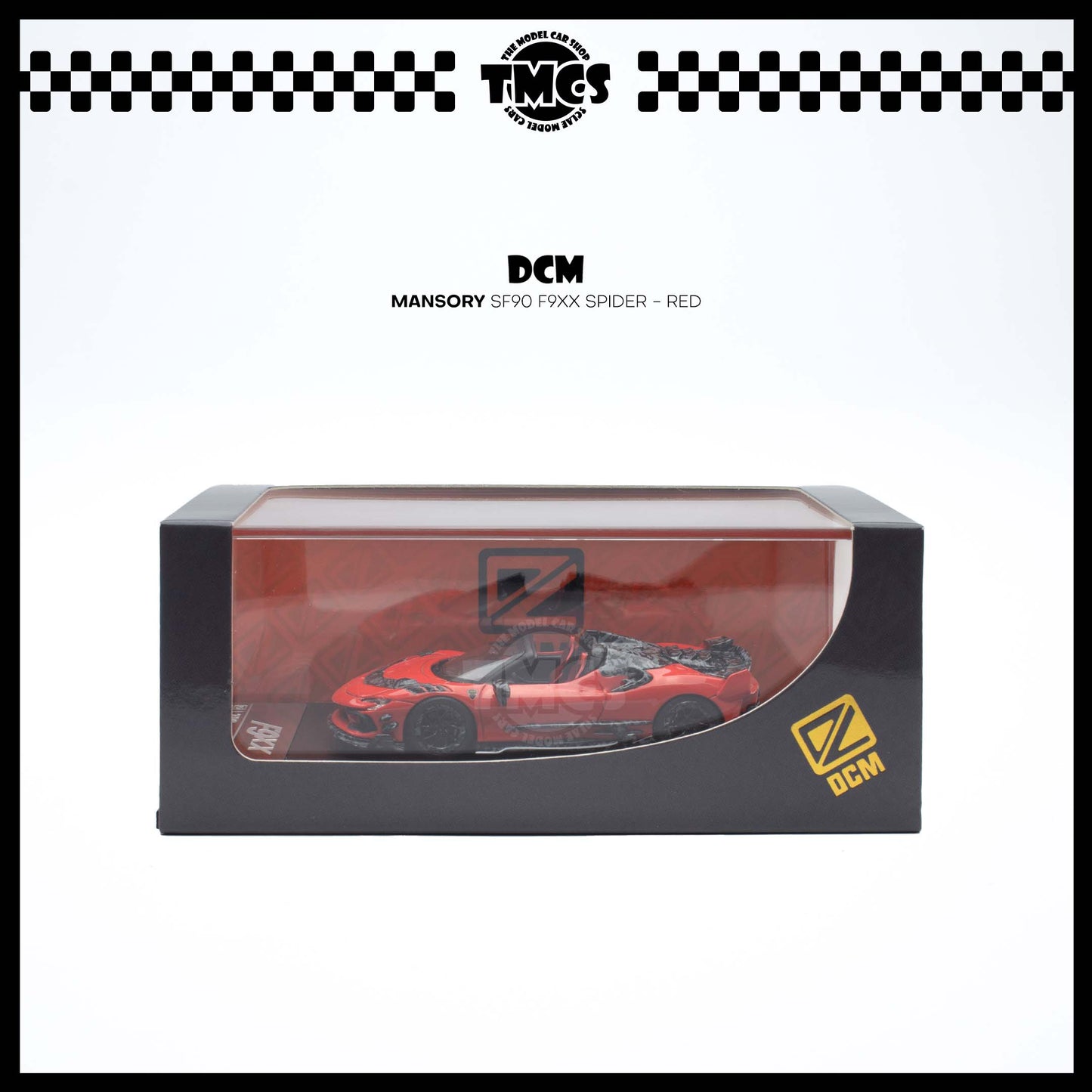 [DCM] 1:64 TPC x DCM Mansory SF90 F9XX Spider - Red
