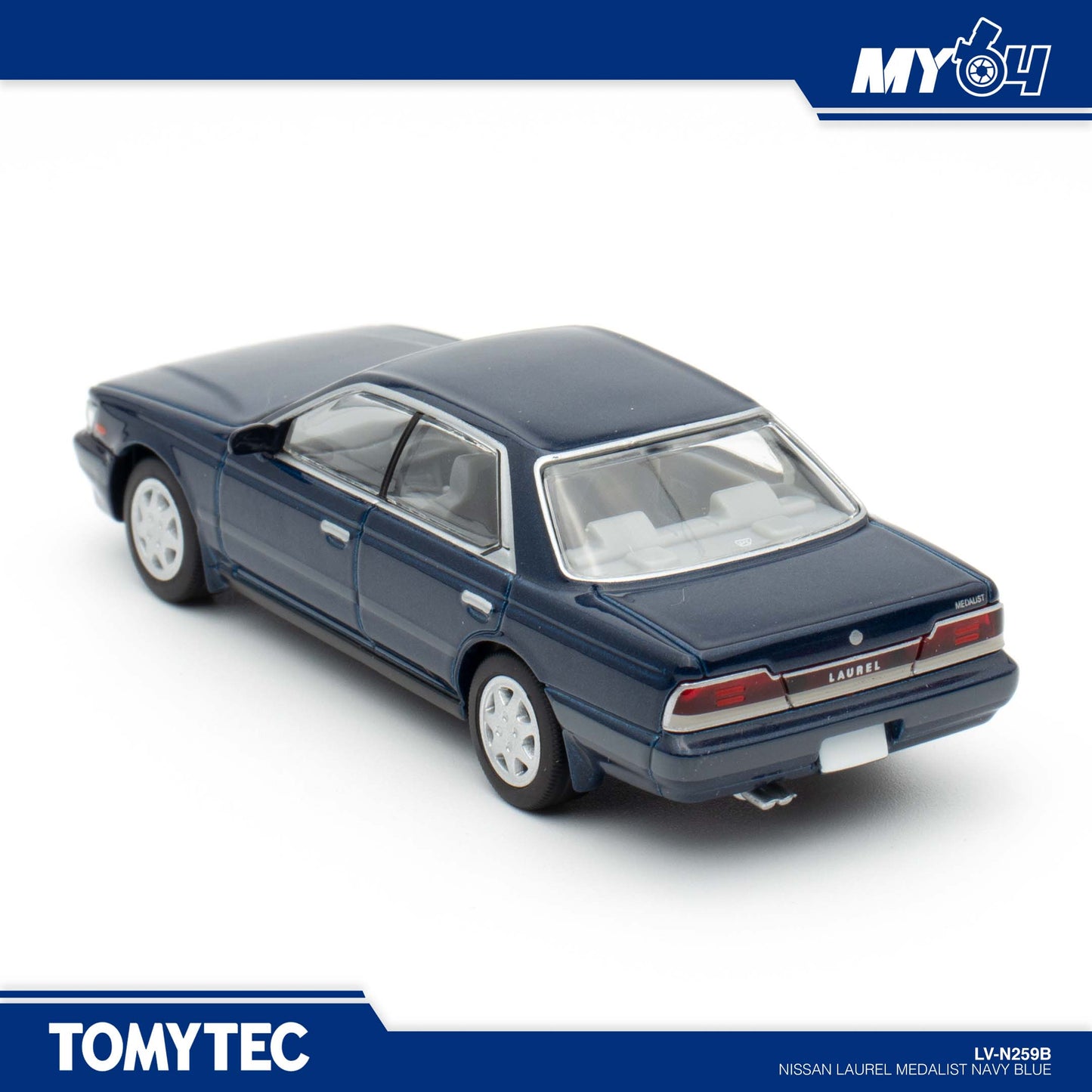 [TOMYTEC] Nissan Laurel Medalist Navy Blue