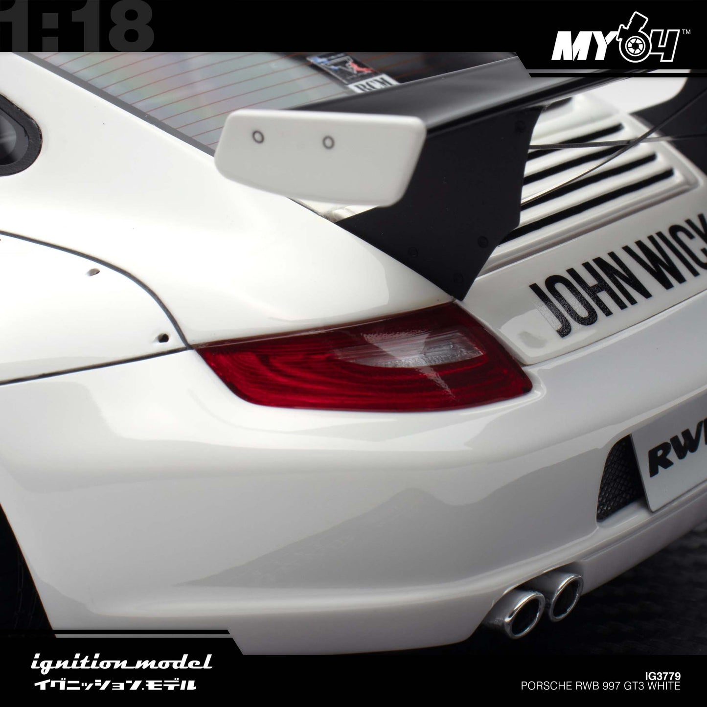 [Ignition Model] Porsche RWB 997 GT3 - White