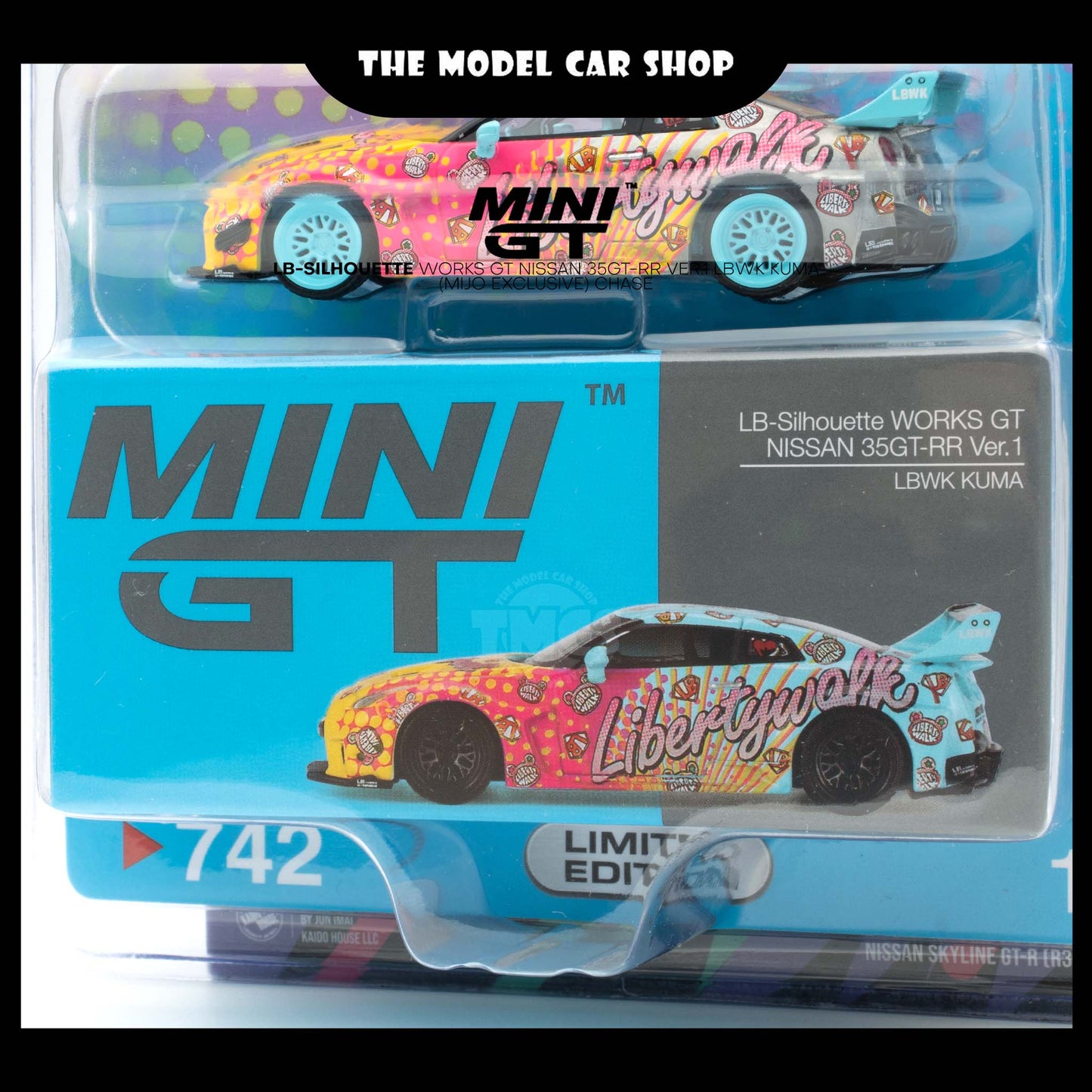 [MINI GT] LB-Silhouette WORKS GT NISSAN 35GT-RR Ver.1 LBWK KUMA (Mijo Exclusive)