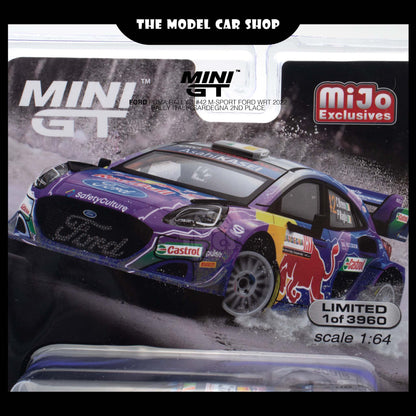 [Mini GT] Ford Puma Rally1 #42 M-Sport Ford WRT 2022 Rally Italia Sardegna 2nd Place (Mijo Exclusive)