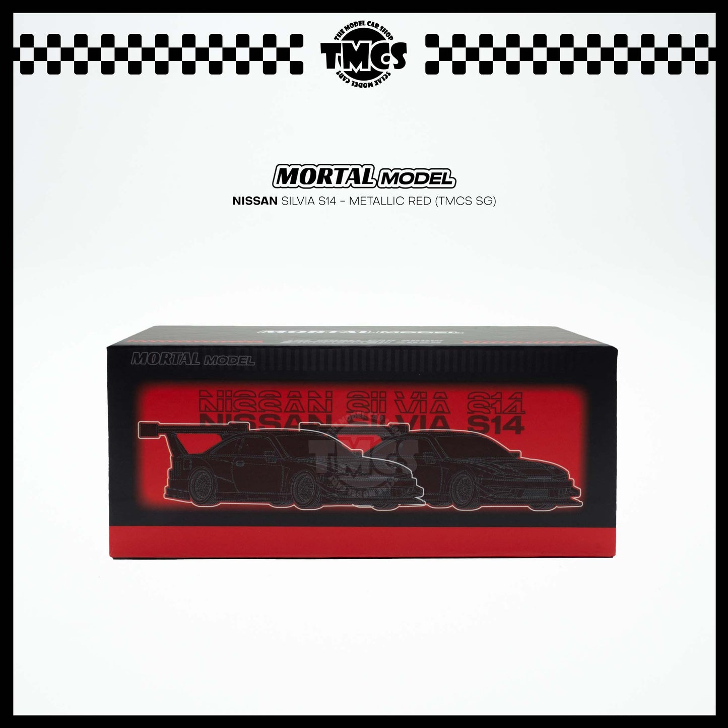 [Mortal] 1:64 Nissan Silvia S14 - Metallic Red (TMCS SG)