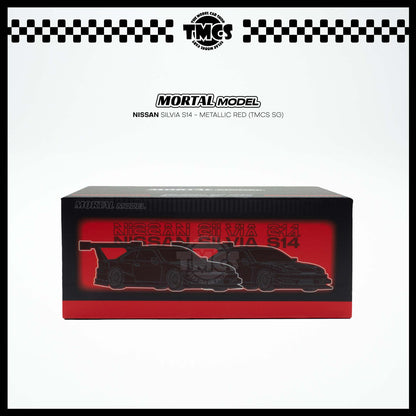[Mortal] 1:64 Nissan Silvia S14 - Metallic Red (TMCS SG)