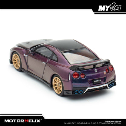 [Motorhelix] Nissan Skyline GT-R (R35) - Purple FOSHAN SHOW SPECIAL