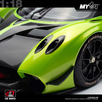 [LCD] 1:18 Pagani Huayra R - Verde (Green) Firenze