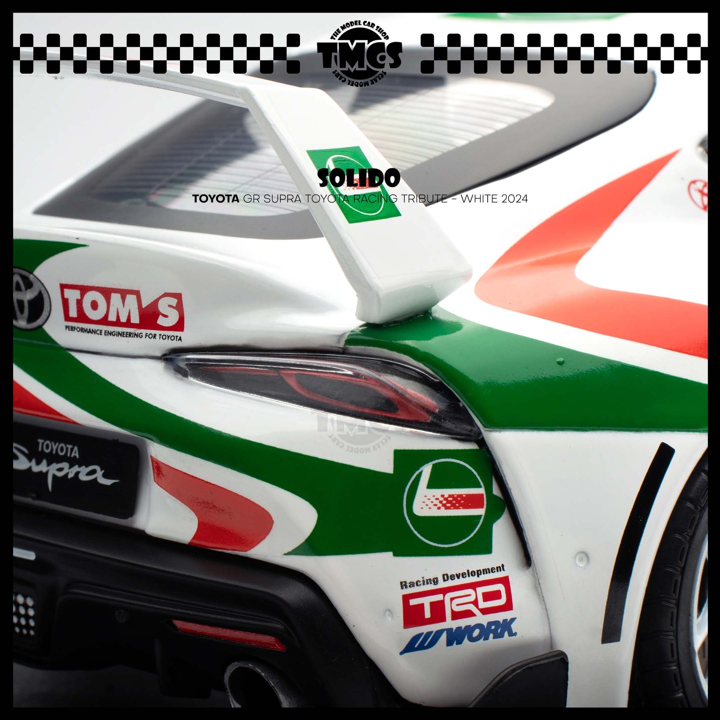[Solido] 1:18 Toyota GR Supra Toyota Racing Tribute - White 2024