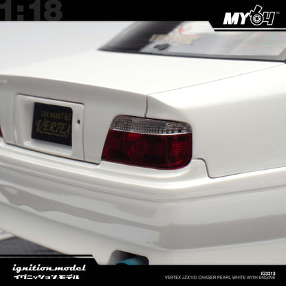 [Ignition Model] Vertex JZX100 Chaser - Pearl White With Engine