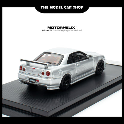 [Motorhelix] Nissan Skyline GT-R R34 Z Tune - Silver