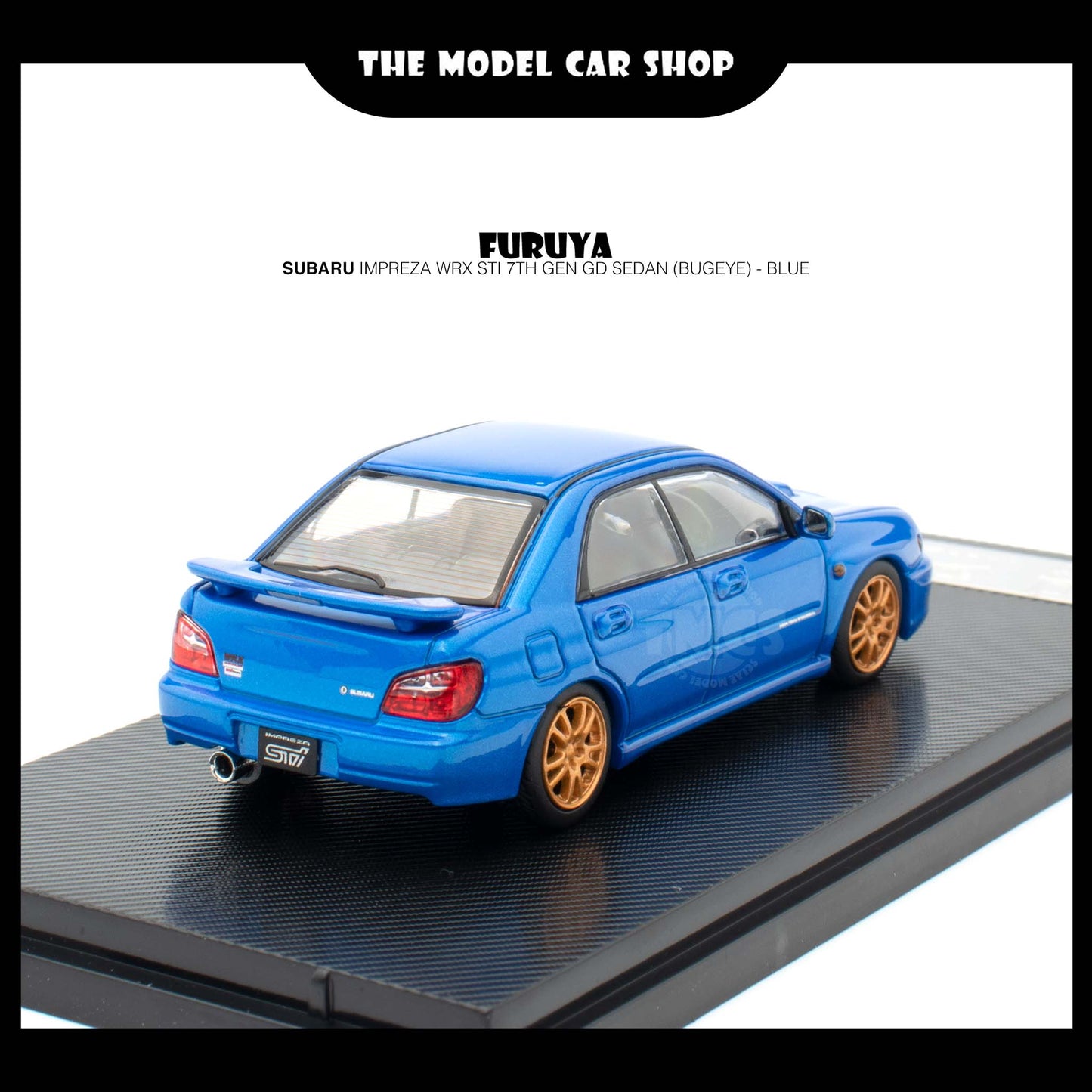 [Furuya] Subaru Impreza WRX STI 7th Gen GD Sedan (Bugeye) - Blue