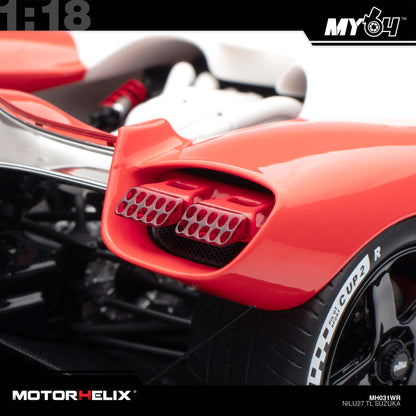 [Motorhelix] 1:18 Nilu TL Suzuka - White/Red #27