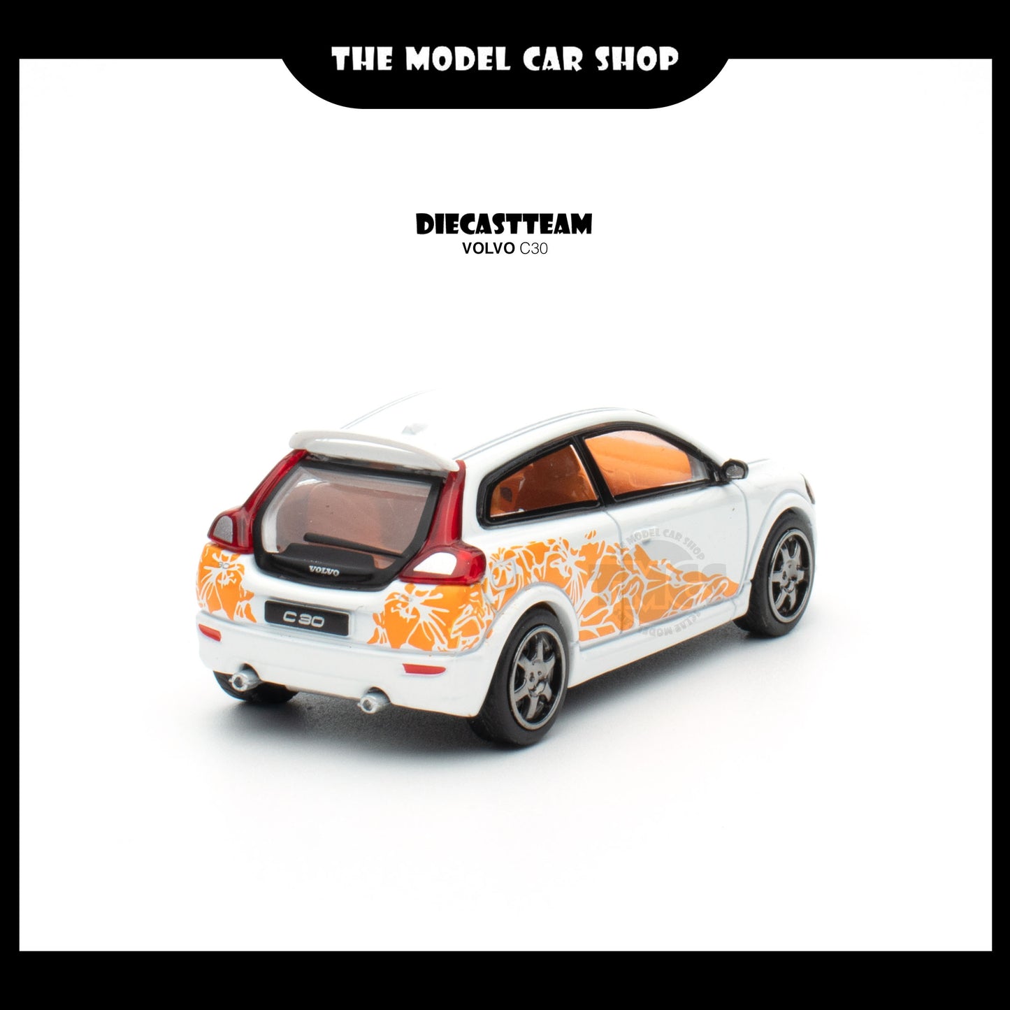 [DCT] Volvo C30 - White with Orange Decal