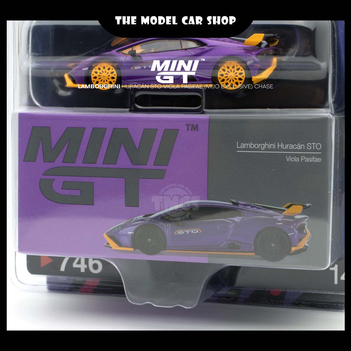 [MINI GT] Lamborghini Huracán STO Viola Pasifae (Mijo Exclusive)