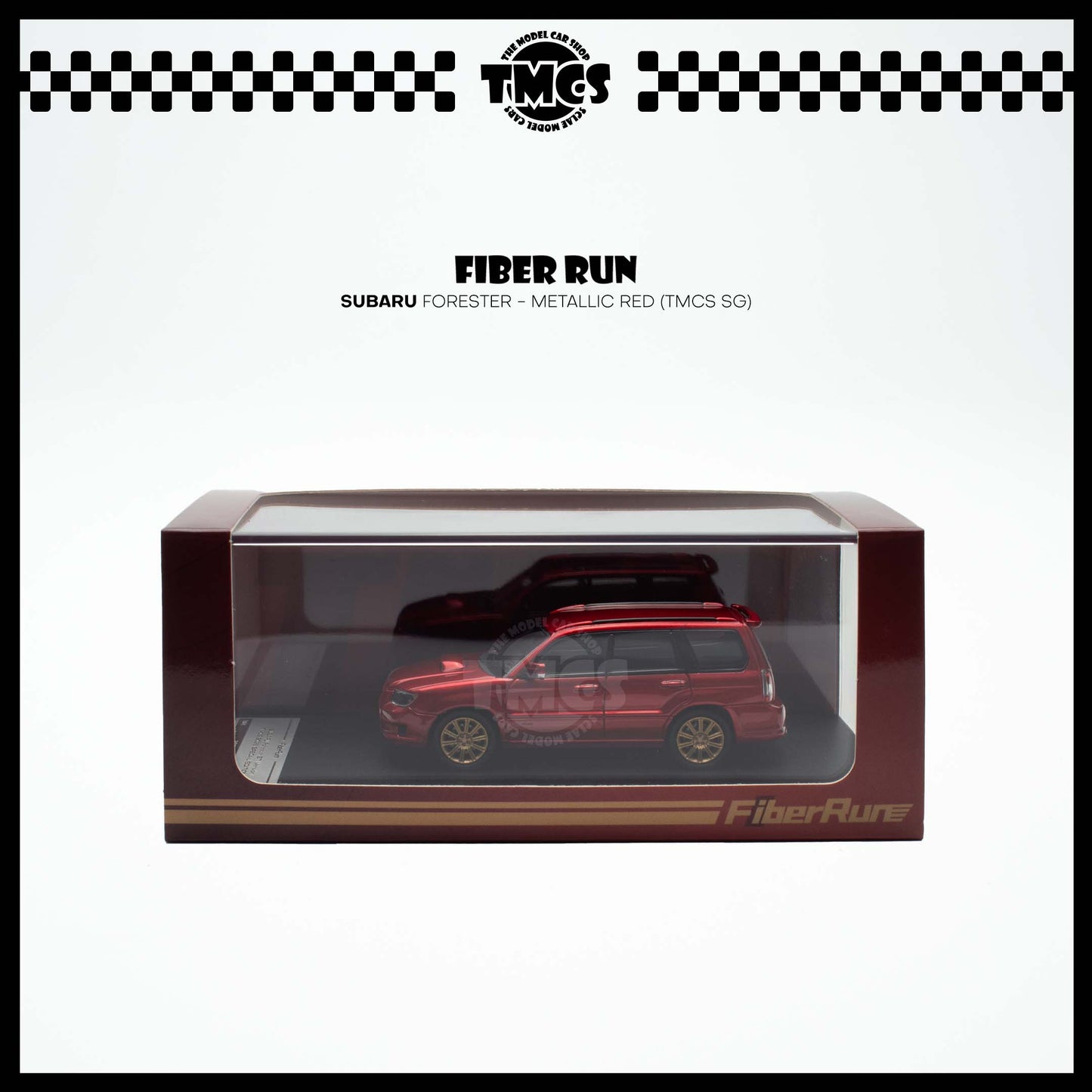 [Fiberrun] 1:64 Subaru Forester - Metallic Red (TMCS SG)
