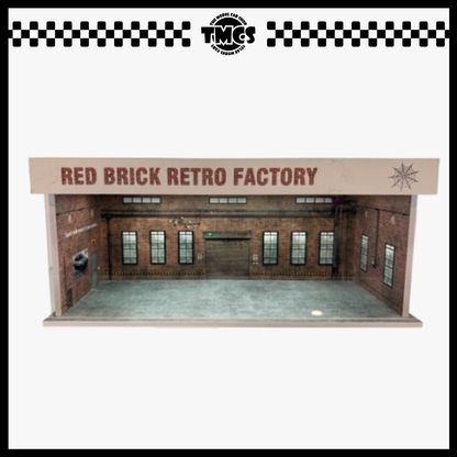 [SCJ] 1:64 Diorama (82026-C) Red Bridge Vintage Factory