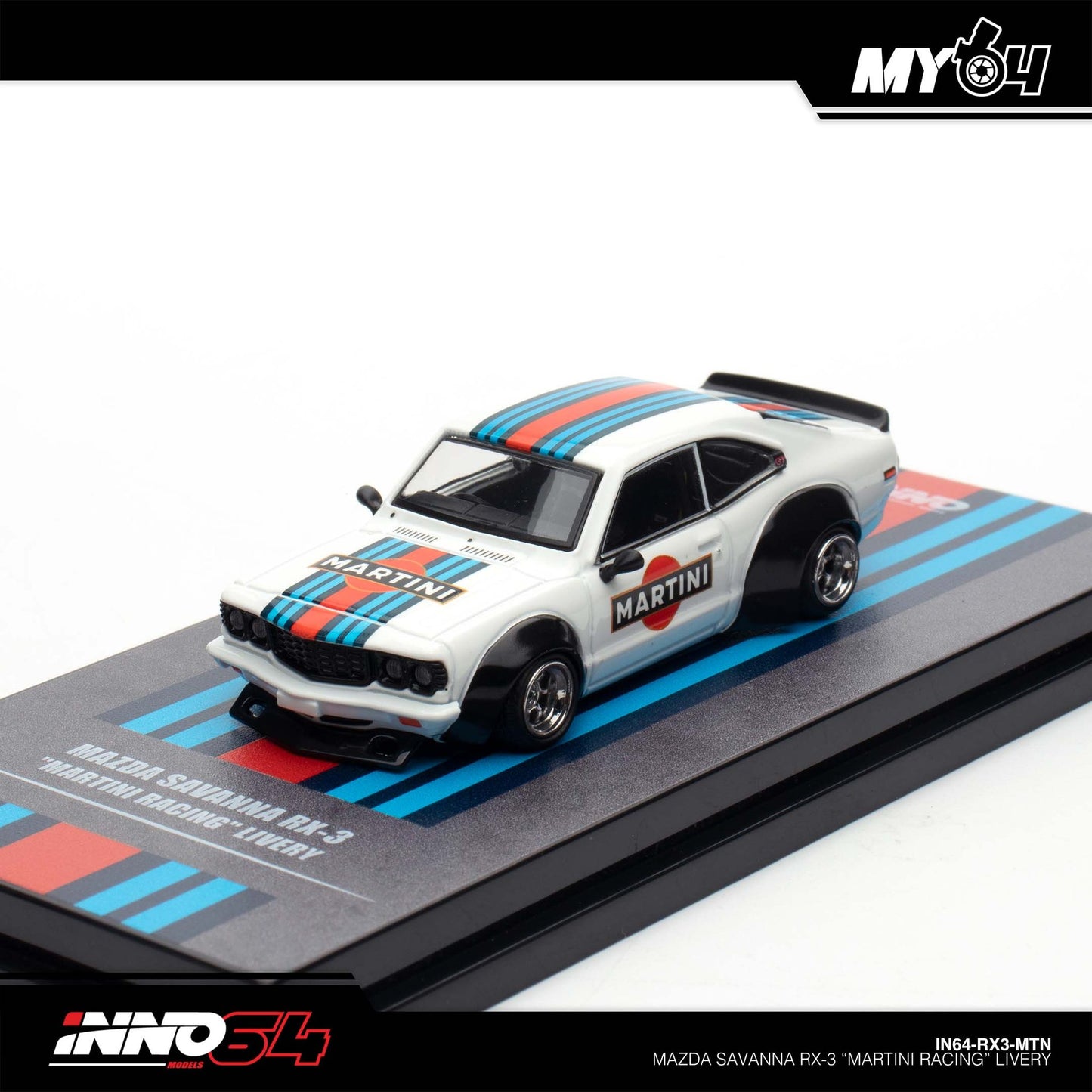 [INNO64] Mazda Savanna RX3 "Martini Racing" Livery