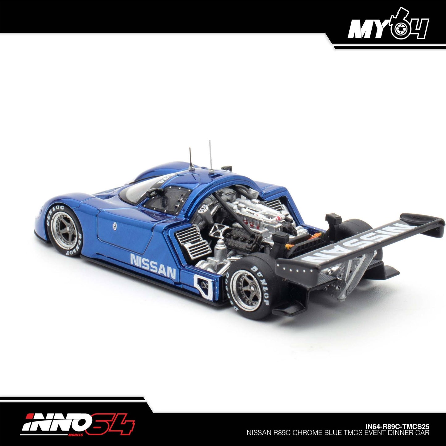 [INNO64] Nissan R89C Chrome Blue TMCS25 Event Dinner Car