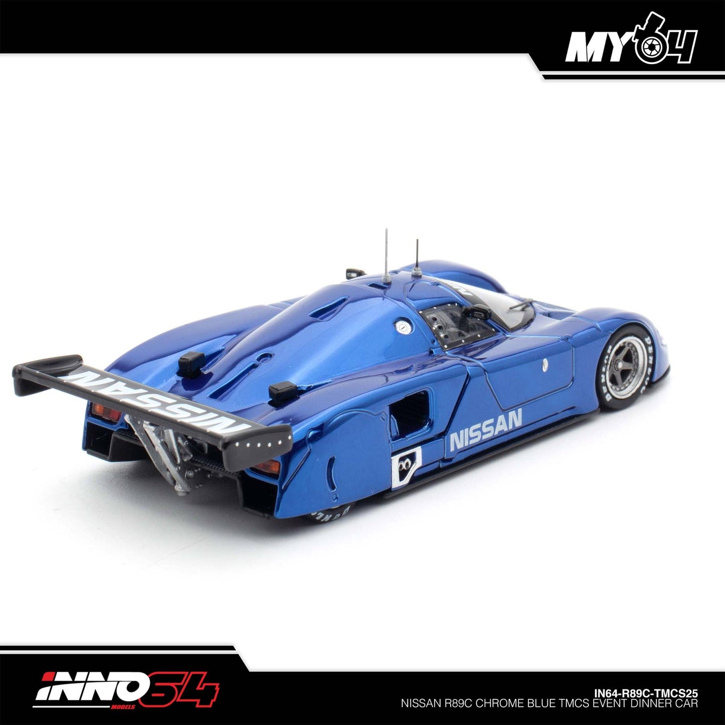 [INNO64] Nissan R89C Chrome Blue TMCS25 Event Dinner Car