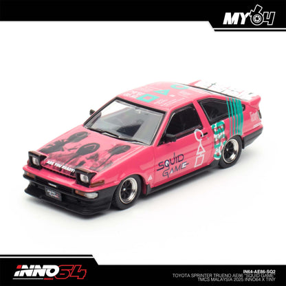 [INNO64] 1:64 Toyota Sprinter Trueno AE86 Squid Game 2 (TMCS25 Special)