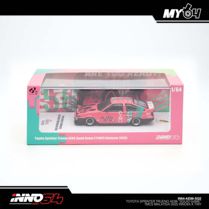 [INNO64] 1:64 Toyota Sprinter Trueno AE86 Squid Game 2 (TMCS25 Special)