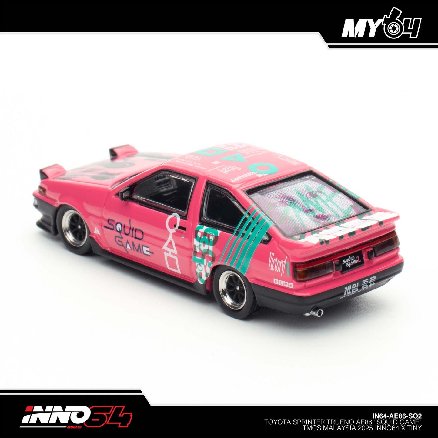 [INNO64] 1:64 Toyota Sprinter Trueno AE86 Squid Game 2 (TMCS25 Special)