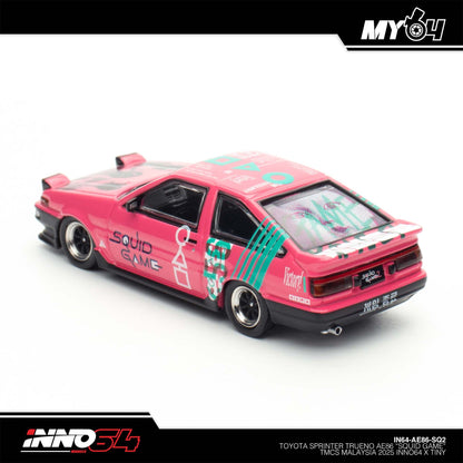 [INNO64] 1:64 Toyota Sprinter Trueno AE86 Squid Game 2 (TMCS25 Special)