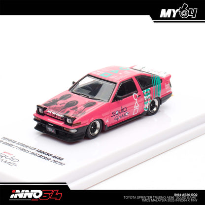[INNO64] 1:64 Toyota Sprinter Trueno AE86 Squid Game 2 (TMCS25 Special)