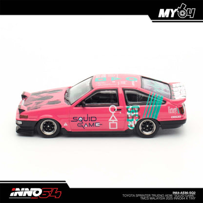 [INNO64] 1:64 Toyota Sprinter Trueno AE86 Squid Game 2 (TMCS25 Special)