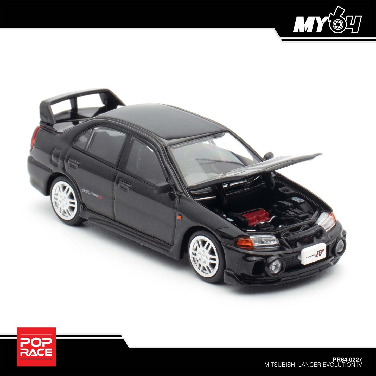 [Pop Race] Mitsubishi Lancer Evo IV - Pyrenees Black Pearl