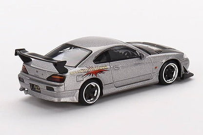 [Mini GT] Nissan Silvia Top Secret (S15) Silver