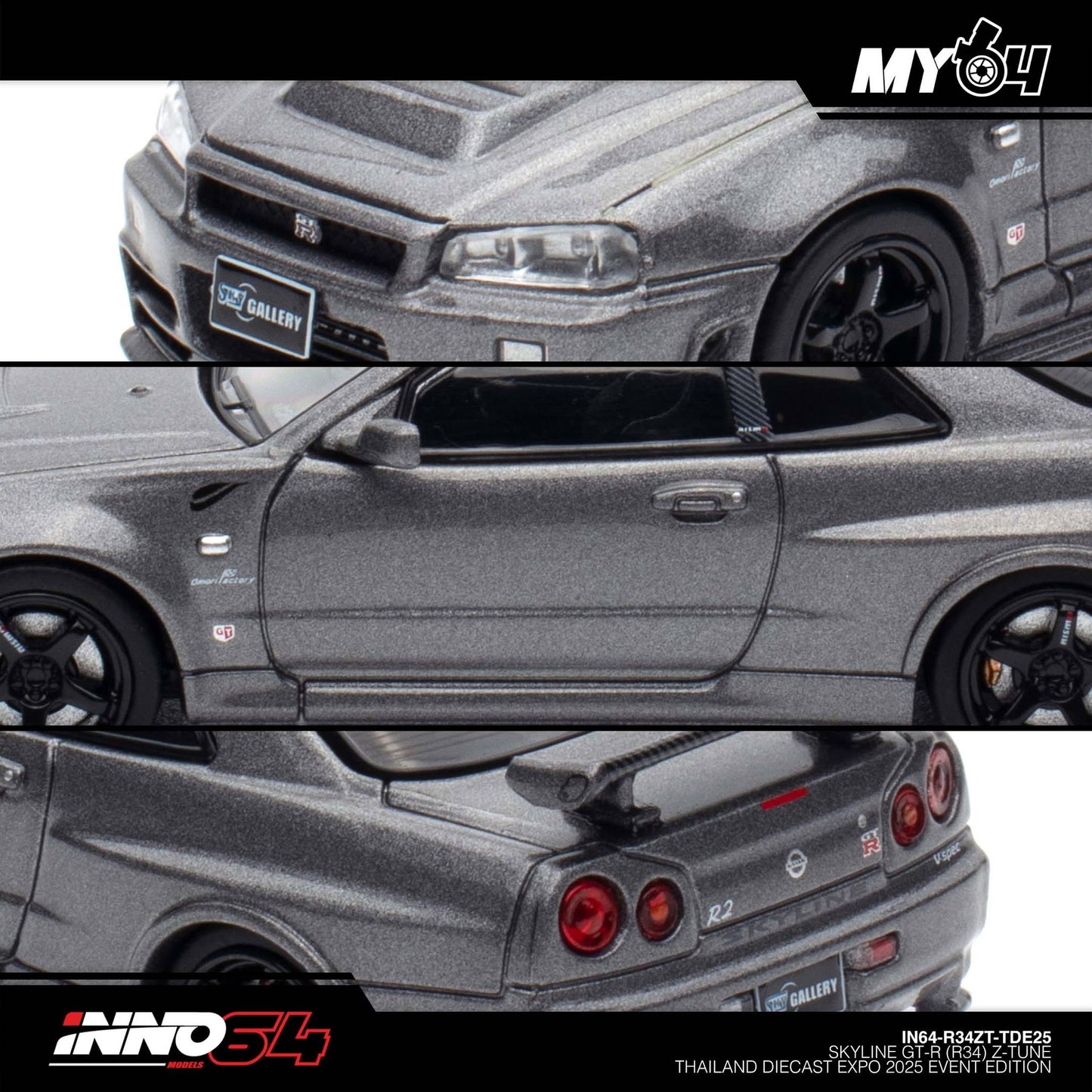 [INNO64] 1:64 Nissan Skyline GT-R (R34) Z-Tune (TDE2025)