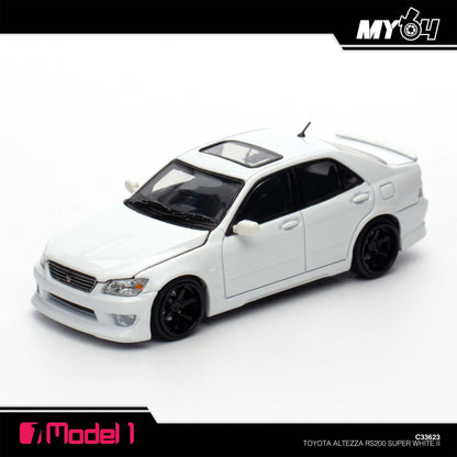 [Model1] 1:64 Toyota Altezza RS200 SXE10 - Super White II