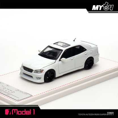[Model1] 1:64 Toyota Altezza RS200 SXE10 - Super White II