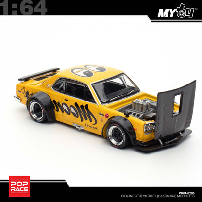 [Pop Race] 1:64 Nissan Skyline V8 Drift Hakosuka