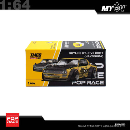 [Pop Race] 1:64 Nissan Skyline V8 Drift Hakosuka