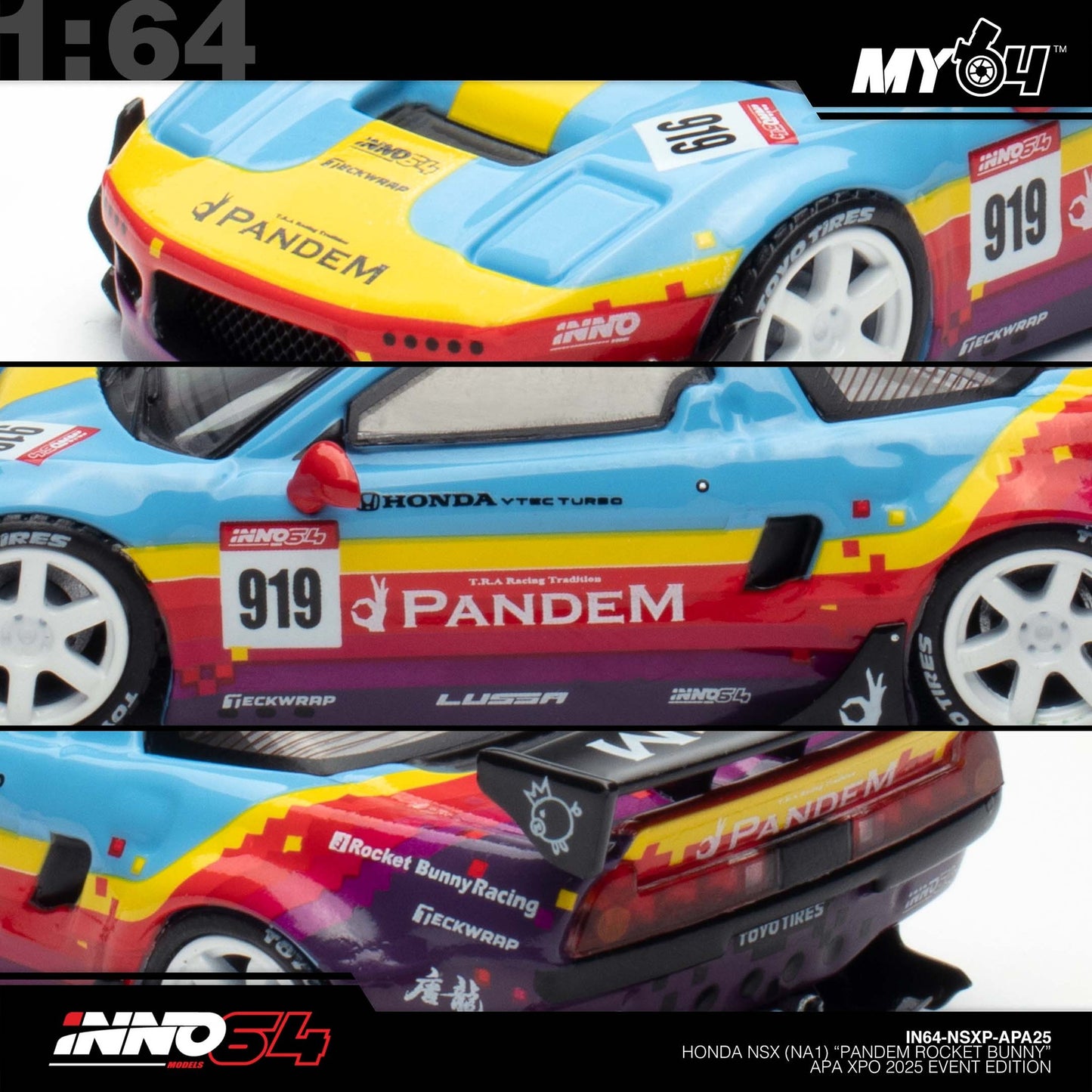 [INNO64] 1:64 Honda NSX (NA1) "Pandem Rocket Bunny" APA xpo 2025 Event Edition