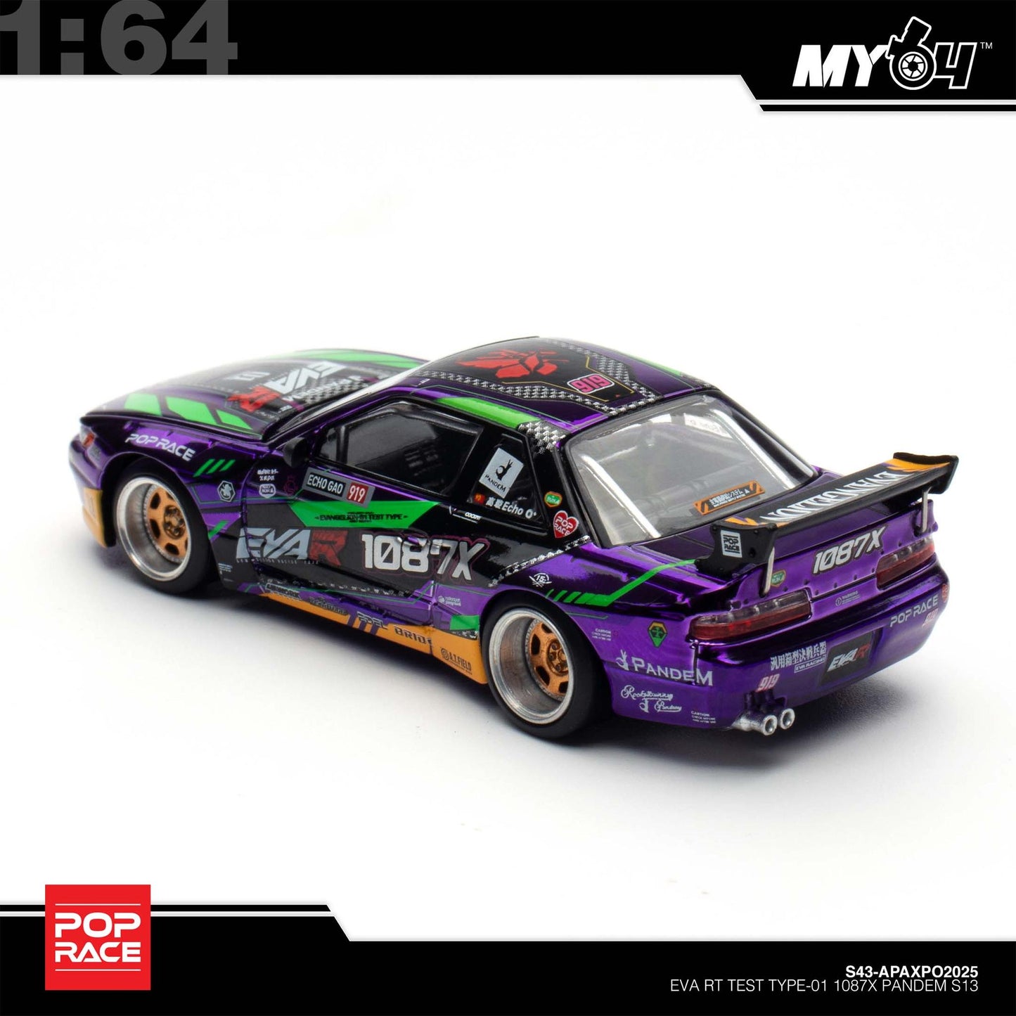 [Pop Race] 1:64 EVA RT TEST Type-01 1087X Pandem S13