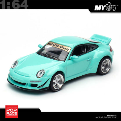 [Pop Race] 1:64 RWB 997 - Tiffany Blue