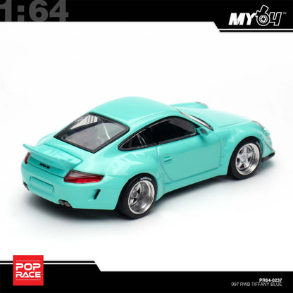 [Pop Race] 1:64 RWB 997 - Tiffany Blue