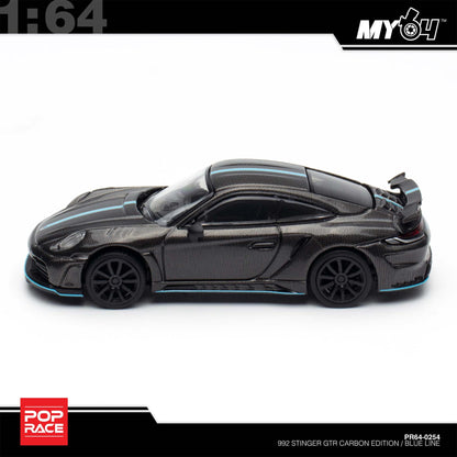 [Pop Race] 1:64 992 Stinger GTR Carbon Edition (Blue Line)