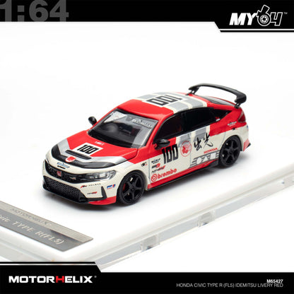 [Motorhelix] 1:64 Honda Civic Type R (FL5) - Idemistu Motion Red