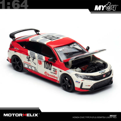[Motorhelix] 1:64 Honda Civic Type R (FL5) - Idemistu Motion Red