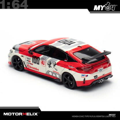 [Motorhelix] 1:64 Honda Civic Type R (FL5) - Idemistu Motion Red