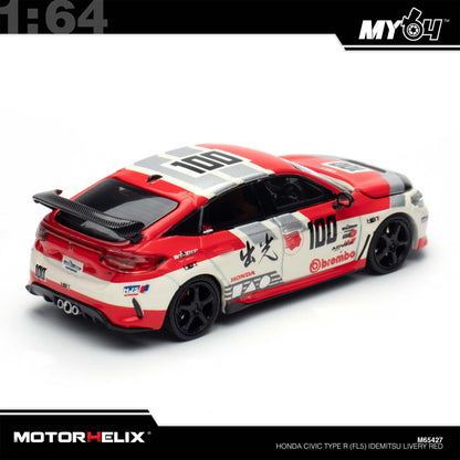 [Motorhelix] 1:64 Honda Civic Type R (FL5) - Idemistu Motion Red