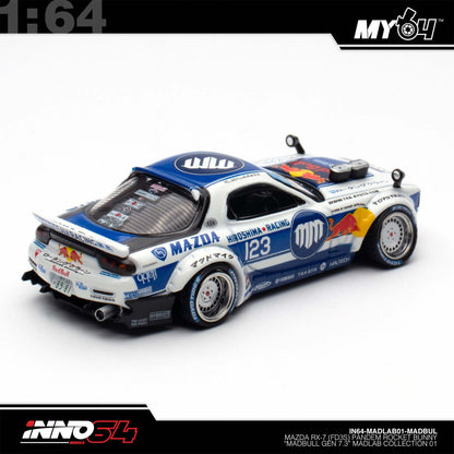 [INNO64] 1:64 Mazda RX7 (FD3S) "Pandem Rocket Bunny" MADBUL MADLAB COLLECTION 001