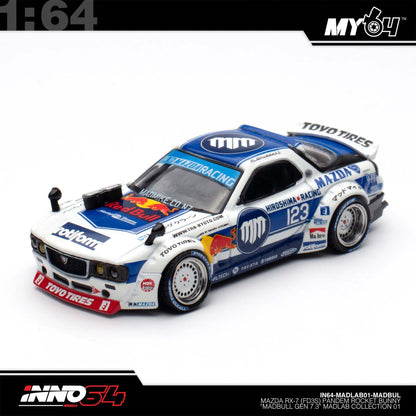 [INNO64] 1:64 Mazda RX7 (FD3S) "Pandem Rocket Bunny" MADBUL MADLAB COLLECTION 001