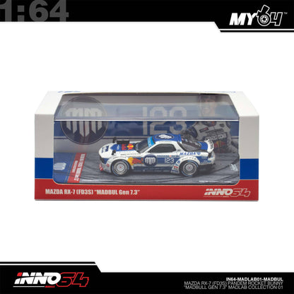 [INNO64] 1:64 Mazda RX7 (FD3S) "Pandem Rocket Bunny" MADBUL MADLAB COLLECTION 001